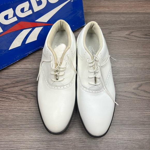 Reebok Shoes New Reebok White Saddle Oxford Golf Shoes W Poshmark